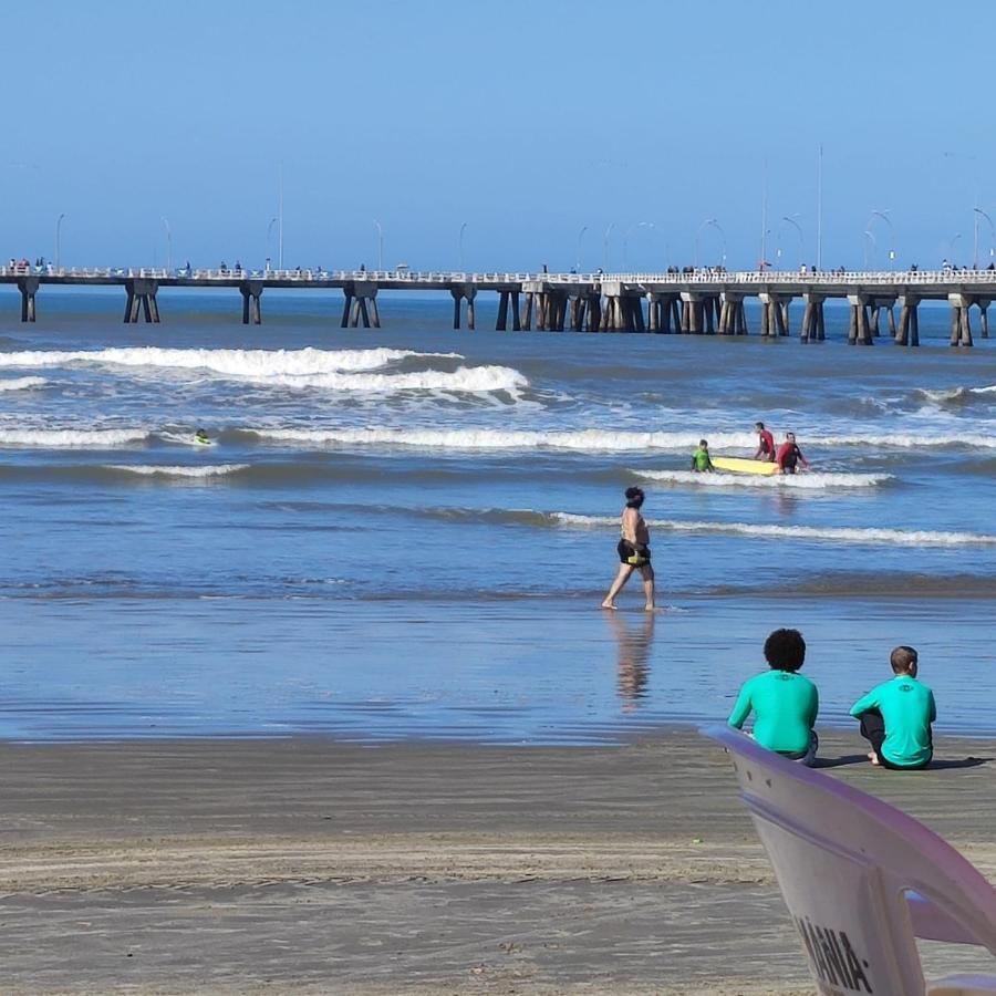 Ferienwohnung Ap Beira-Mar Com Wi-Fi E Garagem Mongaguá Exterior foto